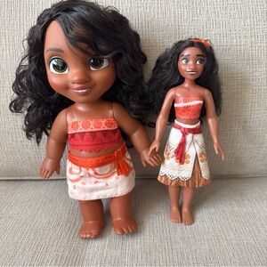 Disney Moana Doll Set - Black and Red
